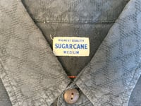 Image 3 of Sugar Cane Japan sashiko knit cotton shirt, size M 