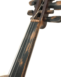 Image 3 of Historic Old Peach Cigar Box Violin - Restored & Playable