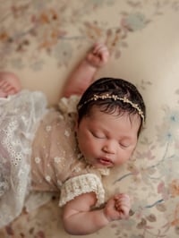 TAUPE FLORAL DRESS | PREORDER 