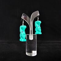 Image 4 of Katiki Maori No.1 Tiki Mug Dangle Earrings 