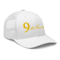 Image 2 of White Trucker Cap | 9 to Founder