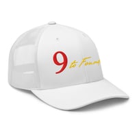 Image 1 of White Trucker Cap | 9 to Founder