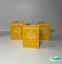 Image 1 of Custom Passport Itinerary Game Books