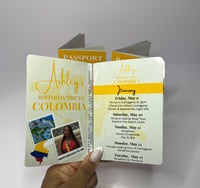 Image 2 of Custom Passport Itinerary Game Books