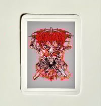Image 1 of Necropathy Riffs Of Madness Matte Vinyl Sticker