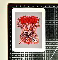 Image 2 of Necropathy Riffs Of Madness Matte Vinyl Sticker