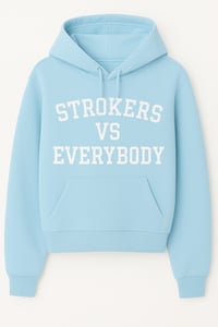 Image 3 of "Strokers vs Everybody"  Womens Cropped Hoodie