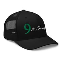 Image 5 of Black Trucker Cap | 9 to Founder