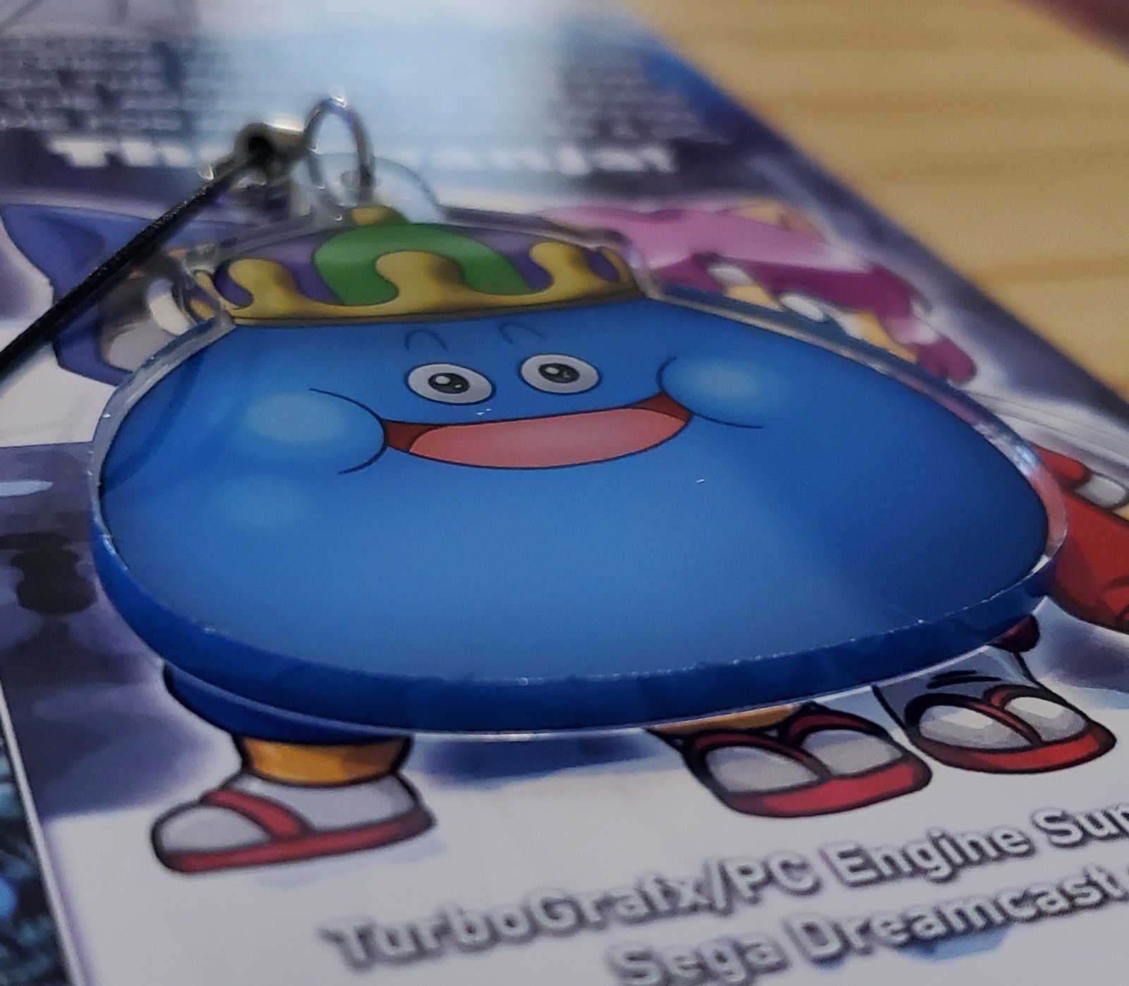King Slime DQ 2 inch charm | Sarumaru