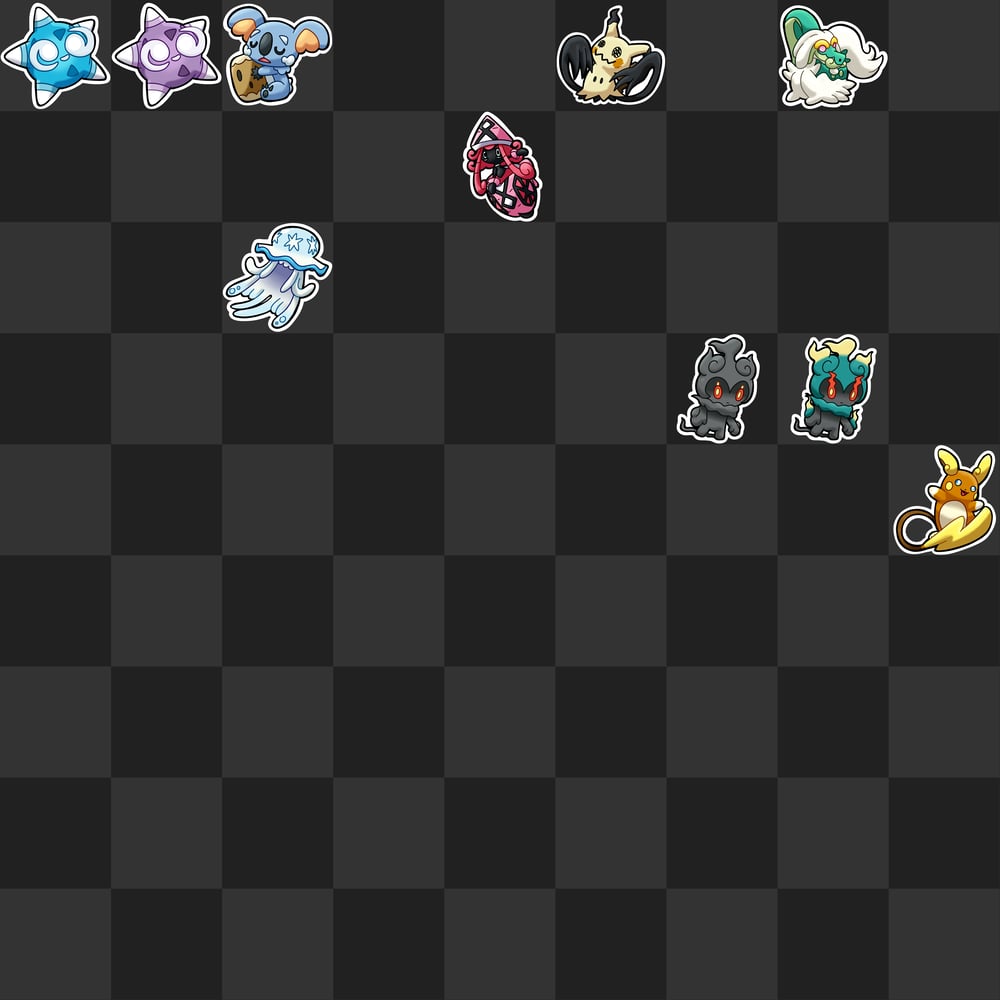 Alola / Gen 7 Pokemon Kiss-Cut Vinyl Stickers