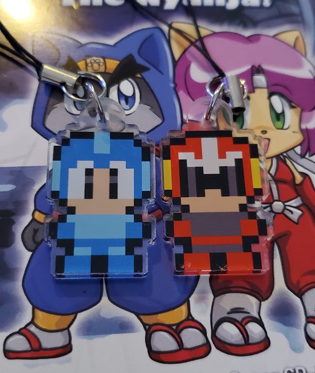 Mega & Proto (Pair)  1 Inch Charms