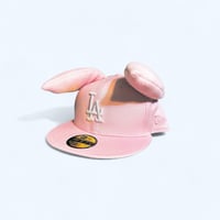 Image 2 of Light Pink Dodgers Fitted