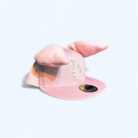 Image 3 of Light Pink Dodgers Fitted