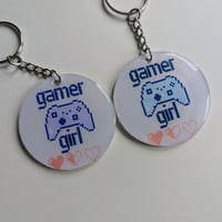 Image 1 of Gamer Girl Keychain