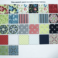 Image 3 of FEATHERS AND FLOURISHES 2.5" Pinwheel Strips 40pc by Amanda Murphy for Contempo of Benartex