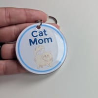 Image 2 of Cat Mom Keychain