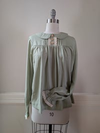 Image 1 of Shelly Blouse - Sage Green PRE ORDER