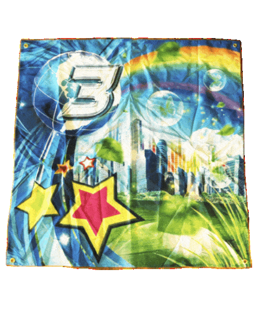 Image 1 of BEJUBSTEP 3 WALL FLAG