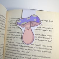 Image 1 of Purple Mushroom Magnetic Bookmark