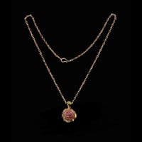 Image 2 of 10K Eternal Jardin Rose Cut Pendant With Crystals