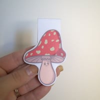 Image 3 of Red Mushroom Magnetic Bookmark
