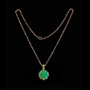 Image of 10K Eternal Jardin Rose Cut Pendant 