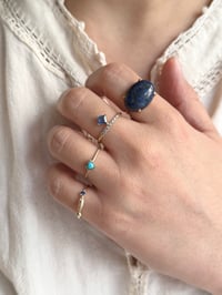 Image 4 of Turquoise Heart Promise Ring