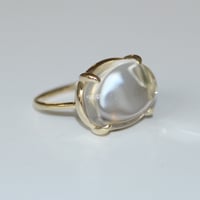 Image 1 of Clear Quartz Dome Ring