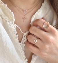 Image 8 of Pearl Daisy Ring