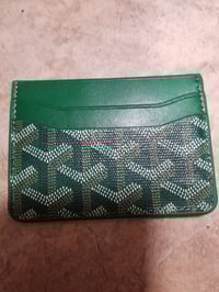 Image 4 of Goyard Card Holder Green