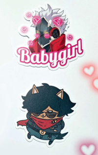 Image 4 of ZZZ Plush Buttons and Stickers