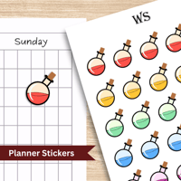 Image 1 of Potion Planner Stickers