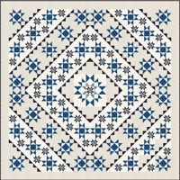Image 1 of STAR GAZING Quilt Pattern 100" x 100" by Char Hopeman 