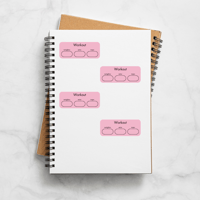 Image 2 of Workout Planner Stickers