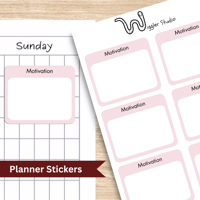 Image 1 of Motivation Planner Sticker