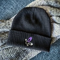 Image 2 of Ribbed Knit Beanie