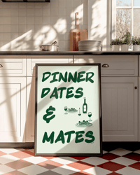 Image 1 of Dinner Dates & Mates Print