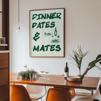Image 3 of Dinner Dates & Mates Print