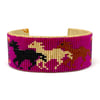 Wild Horses Beaded Cuff