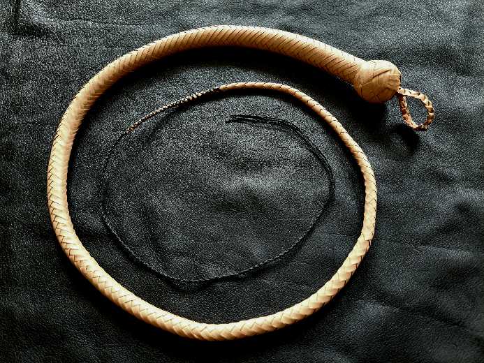Image of Fouet signal whip "Classique" naturel