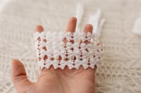 Image 3 of White Boho Bow Tieback