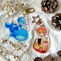 Image 1 of akito & toya animal keychains