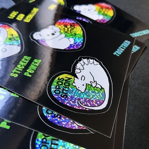 Image of 🌈 Stickers Holographiques ANIMAL RADICAL 🐨✨