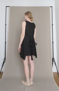 Image 4 of WRAP dress in black