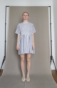 Image 1 of STRIPE knee length dress