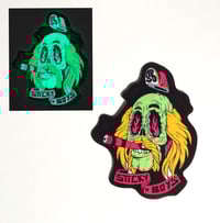 Image 1 of Glow In The Dark Sticky Boys Zombie Glossy Finish Vinyl Sticker