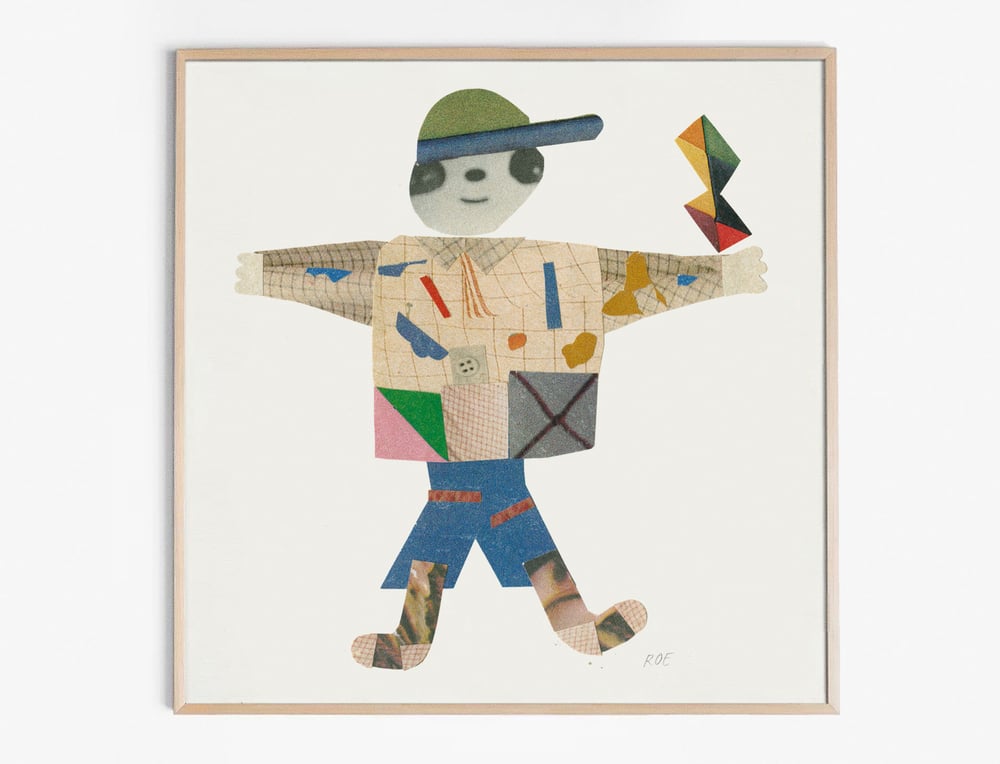 Image of COLLAGE FIGURE PRINT