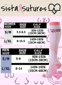 Image 9 of Breast Cancer Awareness - Long Compression Socks