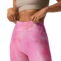 Image 3 of Yoga Leggings Pink