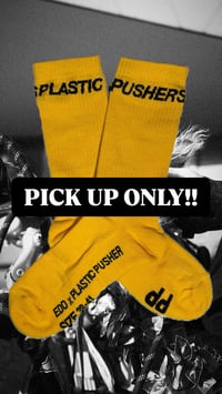 Image 1 of Plastic Pushers X EDO socks PICK UP ONLY